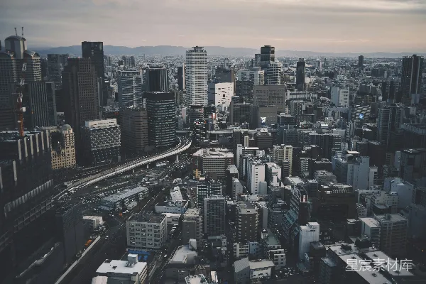 高清摄影 都市全景：现代城市的天际线