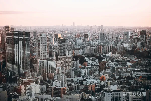 高清摄影 都市日落时分