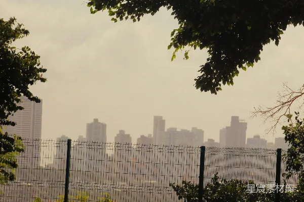高清摄影 城市与自然的交界