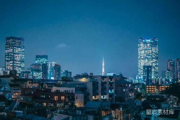 高清摄影 东京夜景：都市的华彩
