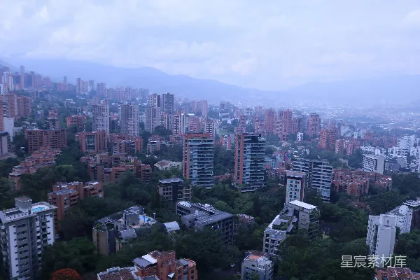 高清摄影 都市与自然的和谐共生