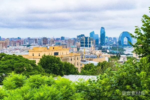 高清摄影 城市与自然的和谐美景