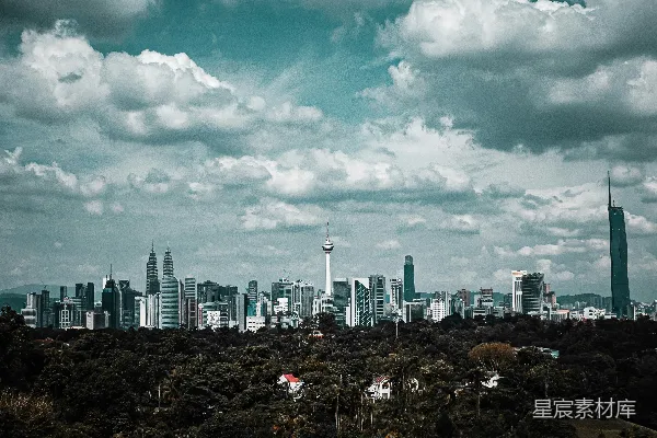 高清摄影 吉隆坡城市全景