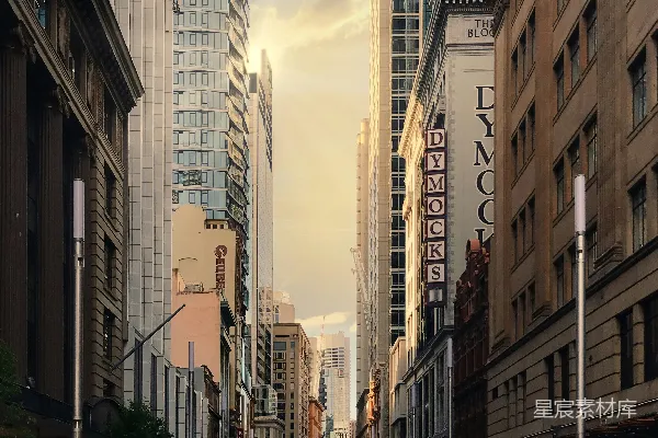 高清摄影 城市的日落时光