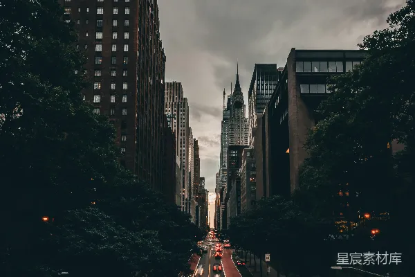 高清摄影 纽约摩天大楼夜景