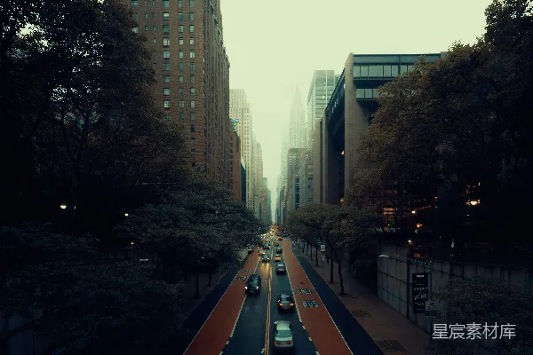 高清摄影 都市中的清晨