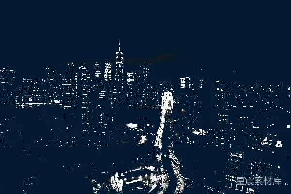 高清摄影 夜幕下的都市风景