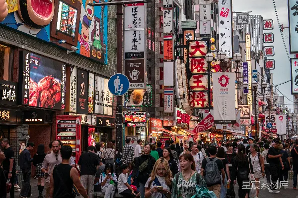 高清摄影 繁华的日本街头