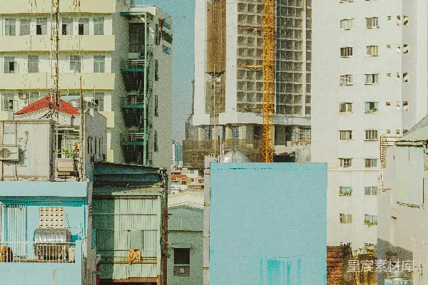 高清摄影 都市新旧交织