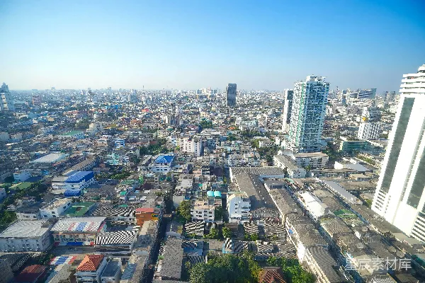 高清摄影 城市全景：建筑与天际线