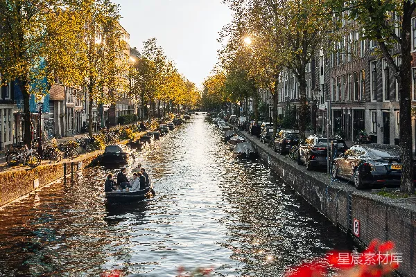 高清摄影 荷兰运河秋景