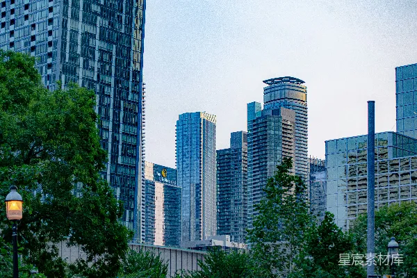 高清摄影 现代都市天际线