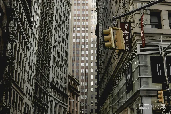 高清摄影 城市繁忙街景