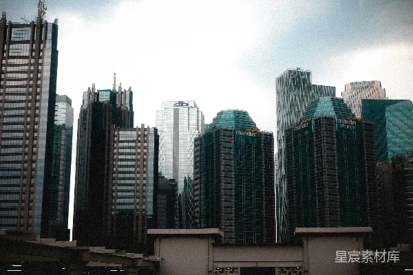 高清摄影 现代城市的天际线