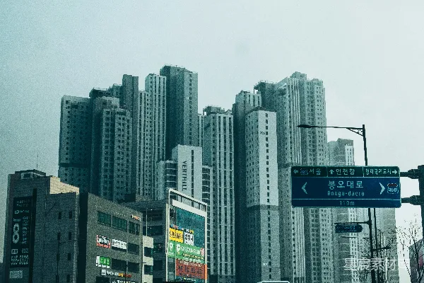 高清摄影 都市的清晨