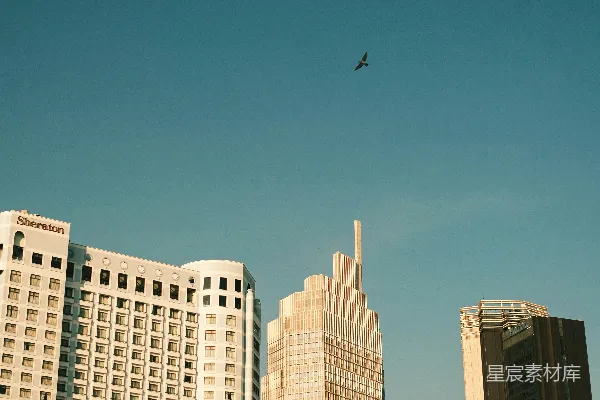高清摄影 城市与天空的和谐