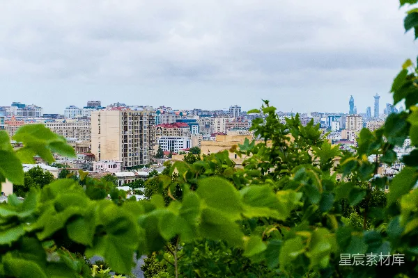 高清摄影 城市与自然的和谐共处