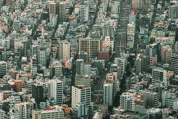 高清摄影 城市天际线：从高空俯瞰的都市景观