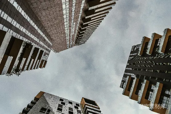 高清摄影 现代城市建筑俯视图