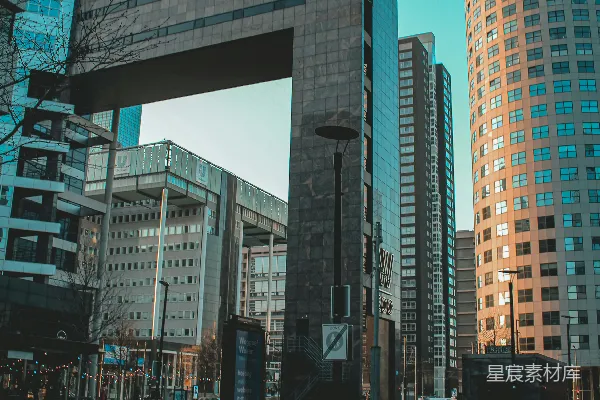 高清摄影 现代都市的建筑群