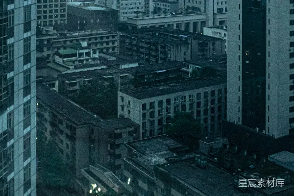 高清摄影 城市的静谧夜晚