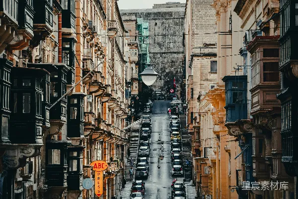 高清摄影 窄巷中的老城街景