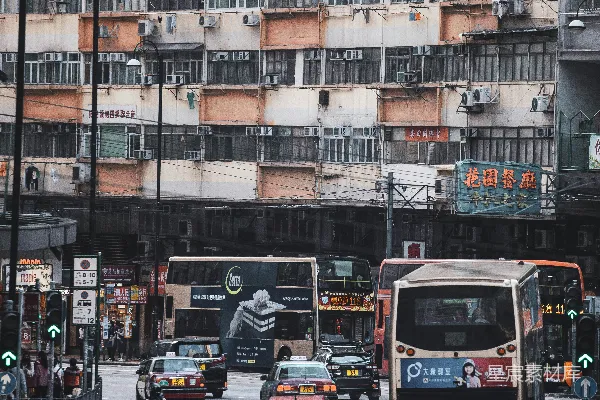 高清摄影 香港繁忙街道的日常景象