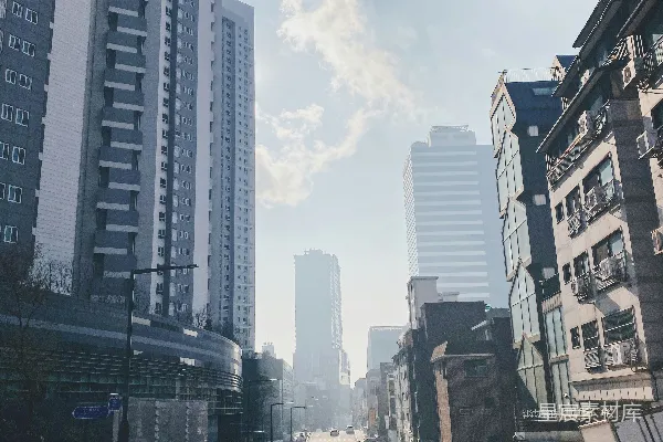 高清摄影 都市清晨的光影