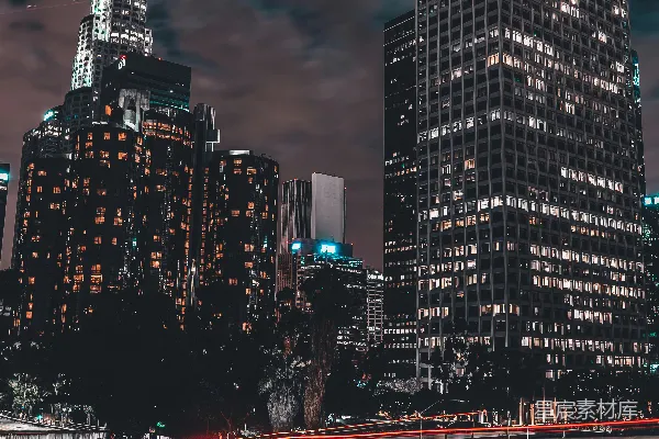 高清摄影 夜幕下的都市光景