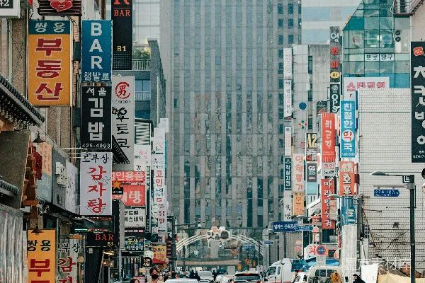 高清摄影 繁忙都市街道
