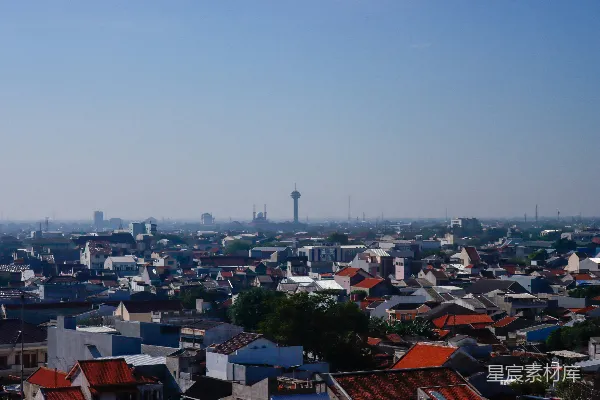高清摄影 城市全景俯瞰图