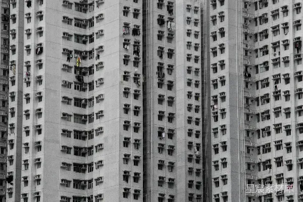 高清摄影 密集的住宅楼