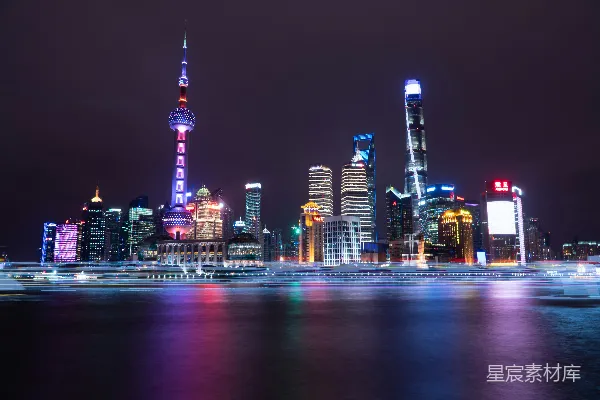 高清摄影 上海天际线夜景