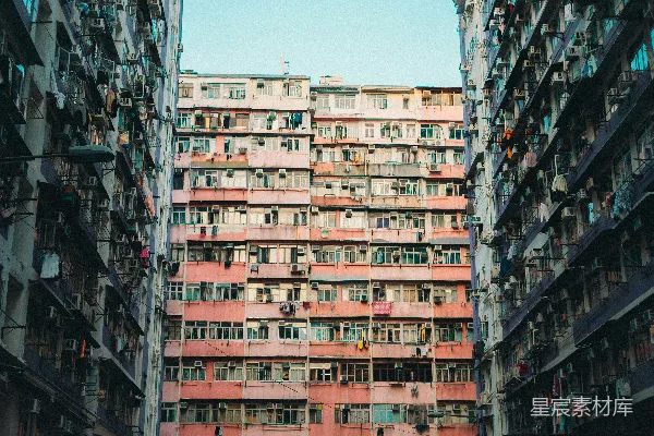 高清摄影 香港密集住宅区