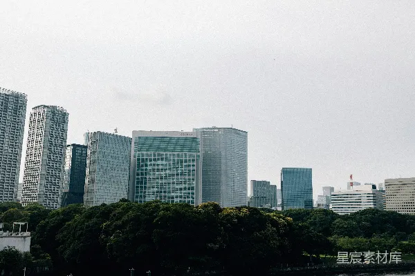 高清摄影 都市与自然的和谐共存