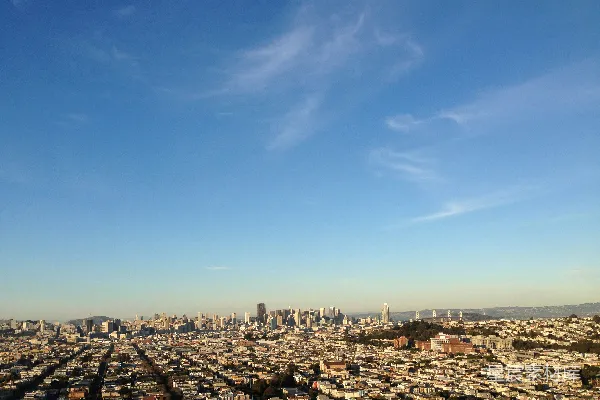 高清摄影 阳光下的旧金山全景