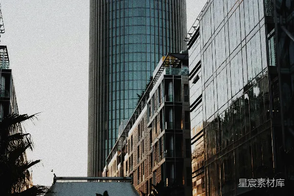 高清摄影 城市中的现代建筑