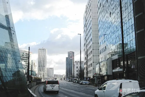 高清摄影 现代都市街道风景