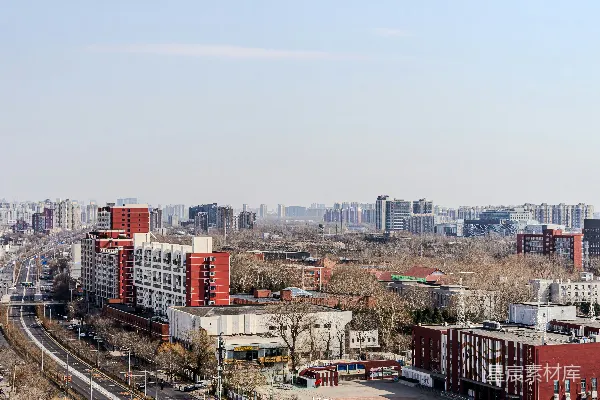 高清摄影 城市全景俯瞰图