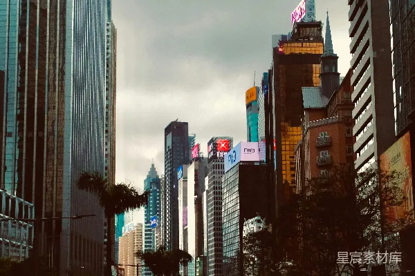 高清摄影 都市中的繁忙与宁静