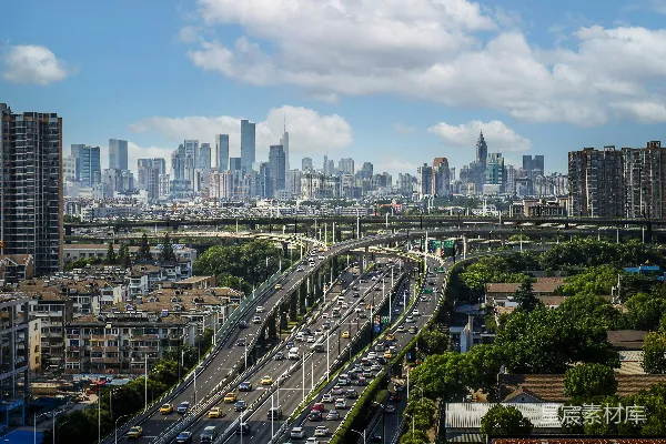 高清摄影 城市高速景观