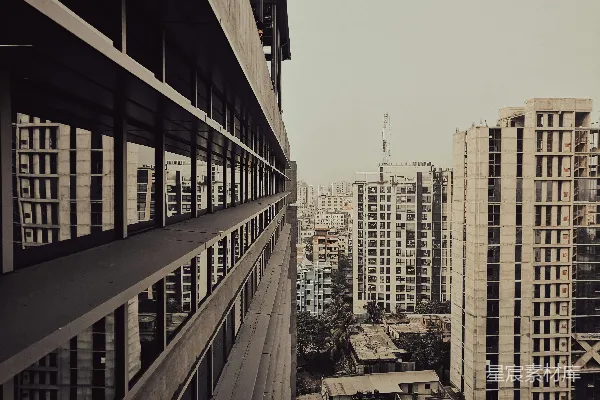 高清摄影 城市天际线的倒影
