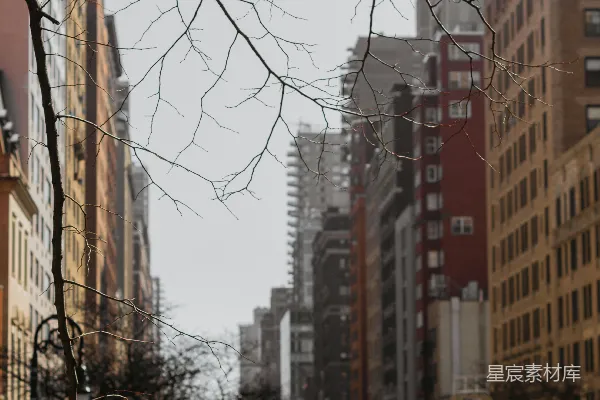 高清摄影 冬日纽约街景