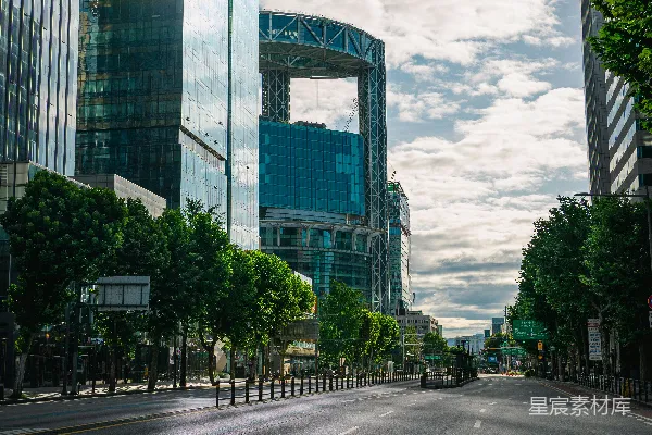高清摄影 现代都市的清晨