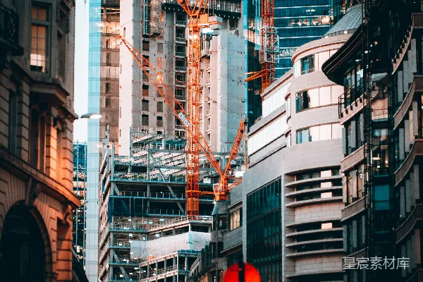 高清摄影 城市建设中的现代都市