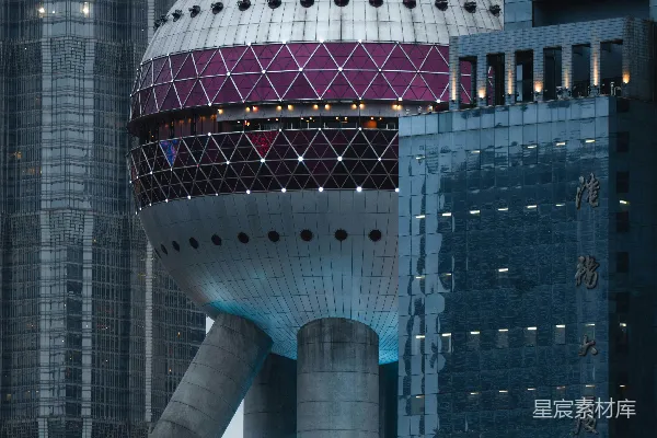 高清摄影 东方明珠塔夜景