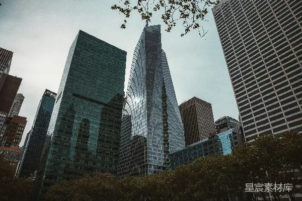 高清摄影 城市天际线的现代建筑