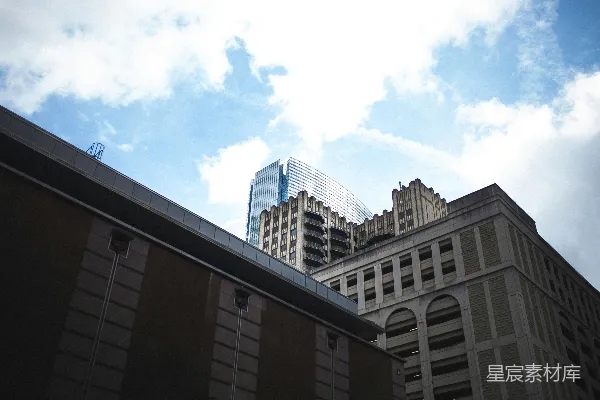 高清摄影 城市天际线：摩天大楼与现代建筑