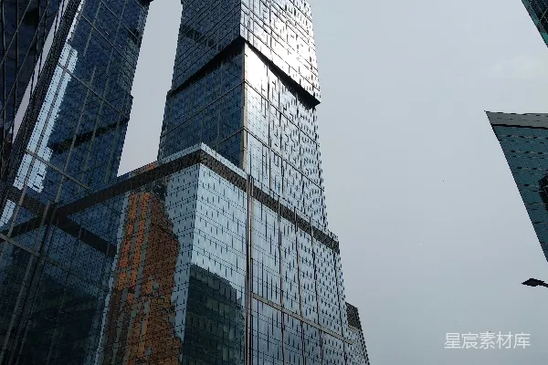 高清摄影 摩天大楼的现代都市风景