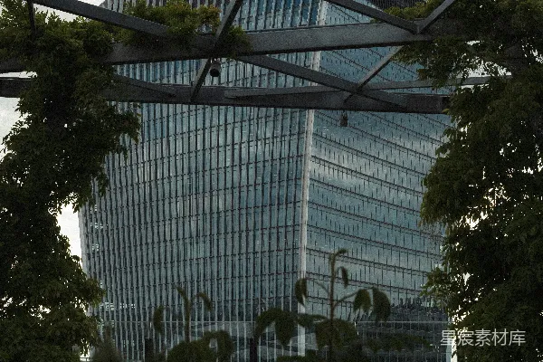高清摄影 现代建筑与自然的和谐共生